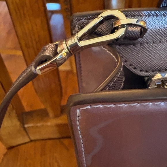 Kate Spade Cameron Street Small Hayden Metallic Wisteria Purple Crossbody - Picture 7 of 15